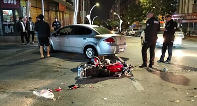 Bafra’da Otomobil İle Motosiklet Çarpıştı: 1 Yaralı