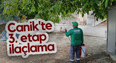 Canik Belediyesi Kahverengi Kokarca Mücadelesinde 3. Etap İlaçlamayı Sürdürüyor