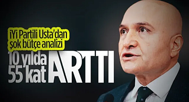 İYİ Partili Erhan Usta'dan Şok Bütçe Analizi: 10 Yılda 55 Kat Arttı! 