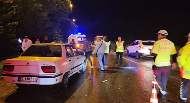 Samsun'da İki Otomobil Çarpıştı: 1 Kişi Yaralandı