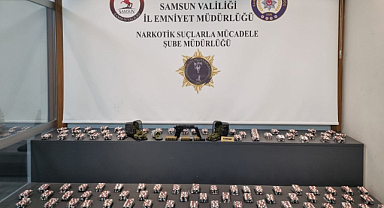 Samsun’da Uyuşturucu Operasyonu! 5 Binden Fazla Sentetik Hap Yakalandı