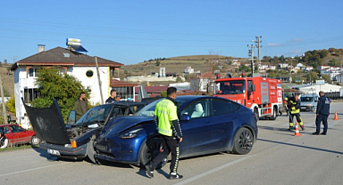 Samsun Havza’da İki Otomobil Çarpıştı: 1 Yaralı