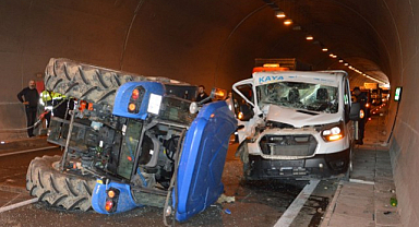 Samsun Havza'da Korkunç Kaza: Tünel İçinde Traktör Devrildi, 1 Kişi Sıkıştı
