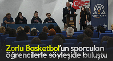 Zorlu Basketbol’un Sporcuları Öğrencilerle Söyleşide Buluştu