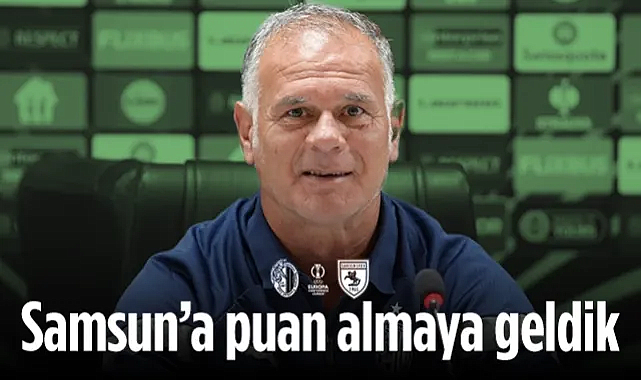 Hamrun Spartans'ın Hocasından İddialı Açıklama: Samsun'a Puan Almaya Geldik