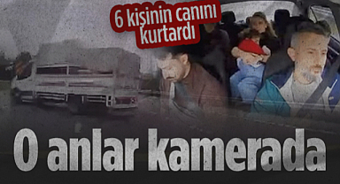 Samsun'da Taksi Şoförü, 6 Kişinin Canını Kurtardı: O Anlar Kameraya Yansıdı