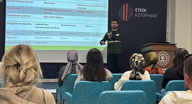 Gazi Kütüphanesi Çalışanlarına Yeşilay'dan Tütün Bağımlılığı Eğitimi