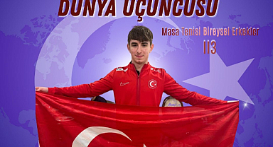 Samsunlu Enes Burç'tan Tarihi Başarı: Otizm Kategorisinde Masa Tenisi Dünya Üçüncüsü