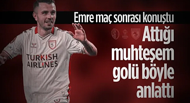 Samsunspor'da Emre Kılınç, Hamrun'a Attığı Golü Yorumladı