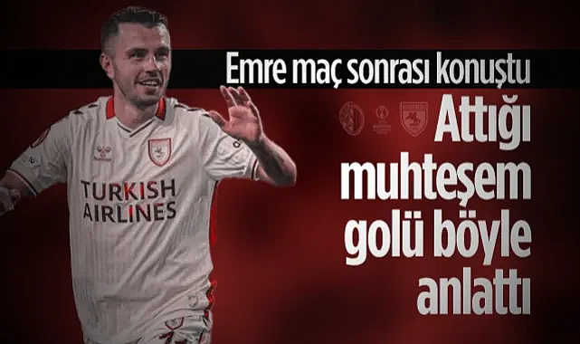 Samsunspor'da Emre Kılınç, Hamrun'a Attığı Golü Yorumladı