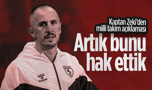 Samsunspor Kaptanı Zeki Yavru'dan Milli Takım Sinyali: Artık Bunu Hak Ettik