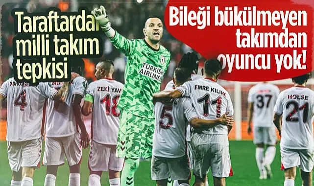 Samsunspor Taraftarından Milli Takım Tepkisi: Bileği Bükülmeyen Takımdan Neden Oyuncu Yok?