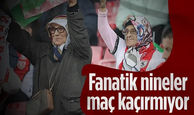 Samsunspor'un 'Fanatik Nineler'i Maç Kaçırmıyor!