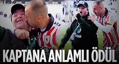 TFF'den Samsunspor Kaptanı Zeki Yavru'ya Anlamlı Ödül