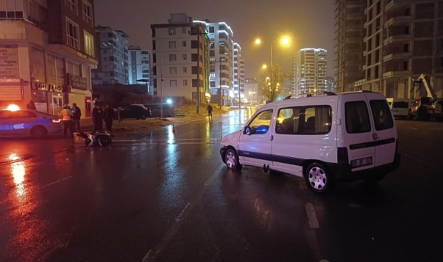 İlkadım’da Kamyonet İle Motosiklet Çarpıştı: 1 Yaralı