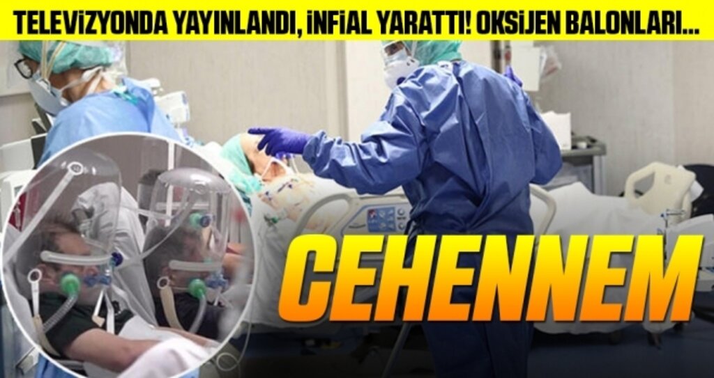 Korkutan Görüntüler... Oksijen balonlarıyla nefes alıyorlar!