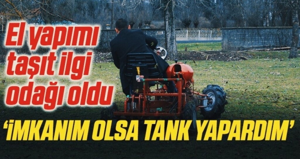 Samsun'da El yapımı taşıt ilgi odağı oldu