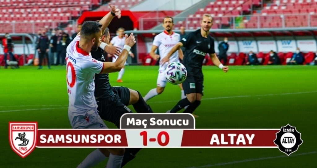 Samsunspor: 1 Altay: 0 (Maç Sonucu)
