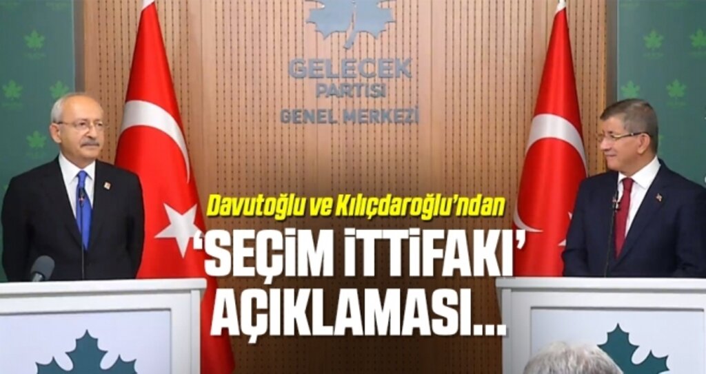 Son dakika! Davutoğlu ve Kılıçdaroğlu’ndan ‘seçim ittifakı’ açıklaması…