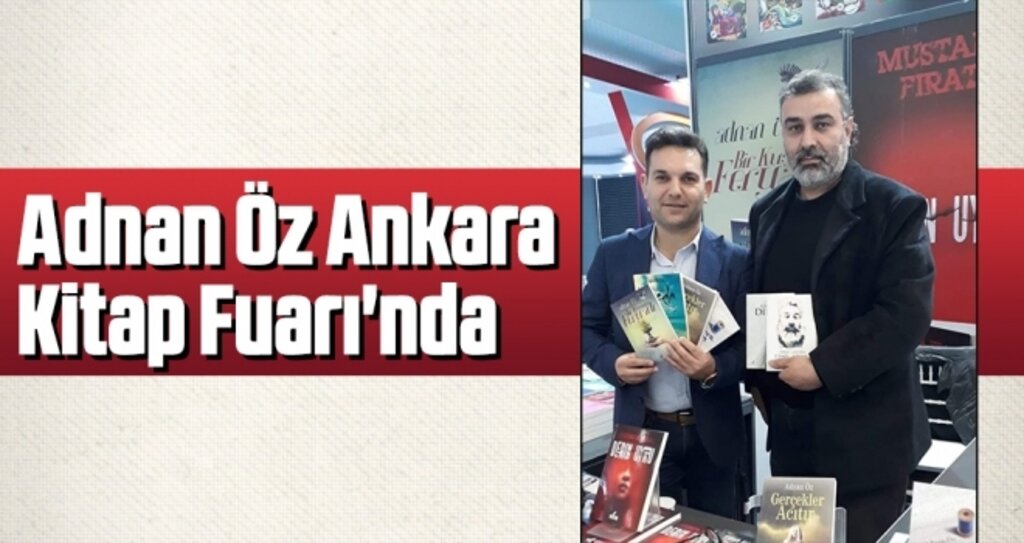 Adnan Öz Ankara Kitap Fuarı'nda