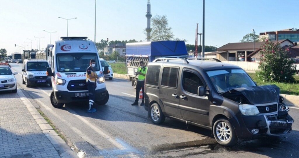 Samsun’da trafik kazası: 5 yaralı
