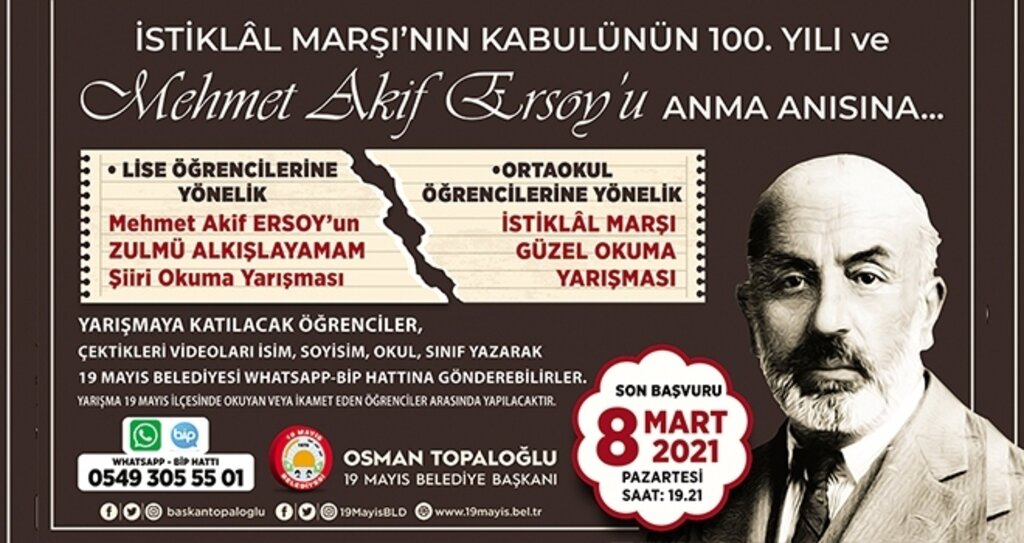 19 Mayıslı öğrenciler milli şairi anacak