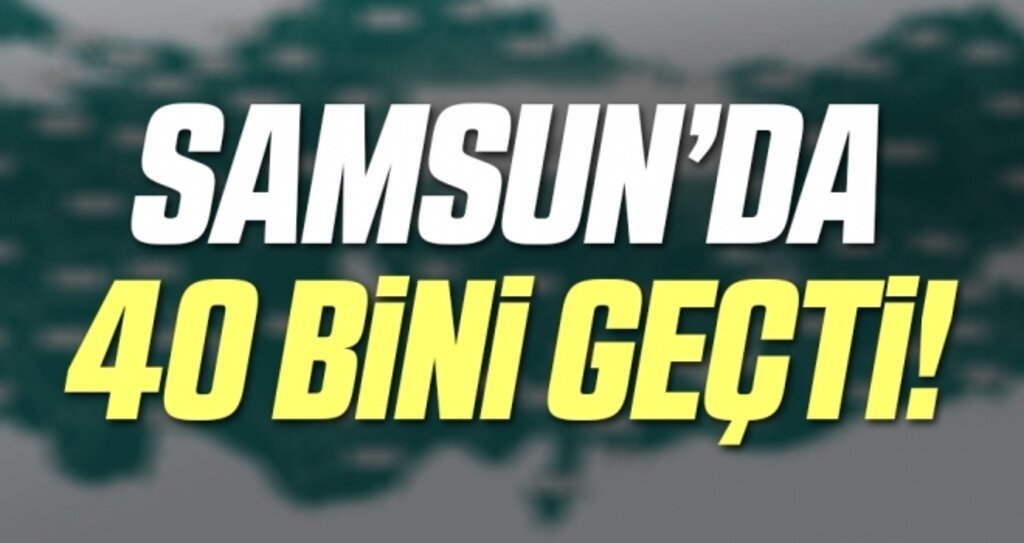 Samsun'da korona aşısı yapılan kişi sayısı 40 bini geçti