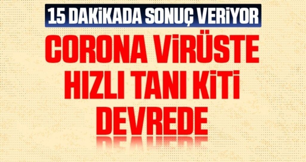 Coronavirüste tanı kiti devrede! Sağlık Bakanlığı açıkladı