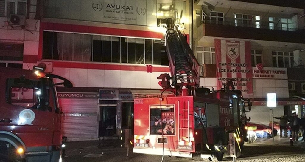 Samsun'da lokanta yangını korkuttu
