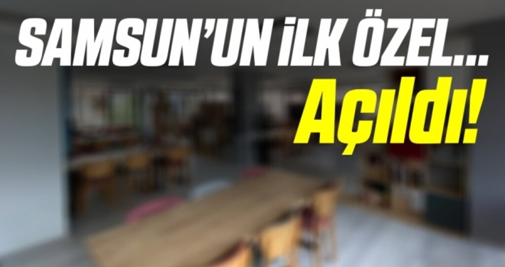 Samsun’un ilk özel kütüphanesi açıldı