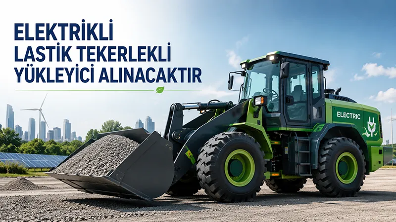 Elektrikli lastik tekerlekli yükleyici alınacaktır