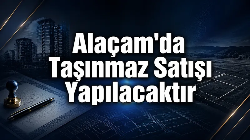Alaçam'da Taşınmaz Satışı Yapılacaktır