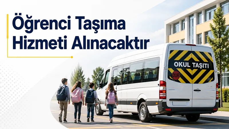 Öğrenci Taşıma Hizmeti Alınacaktır