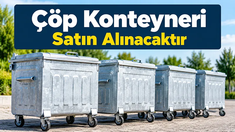 Çöp Konteyneri Satın Alınacaktır