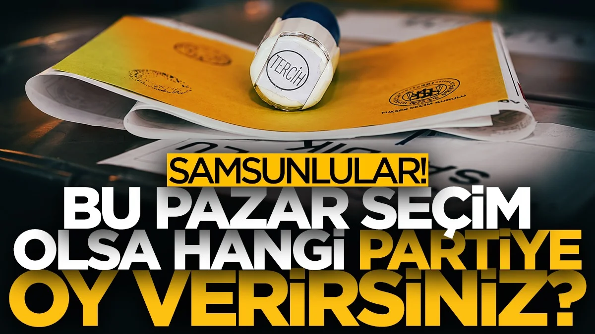 Bu pazar seçim olsa hangi partiye oy verirsiniz? (Anketimiz 20.09.2026 pazar günü saat 23.59'da sona erecektir)
