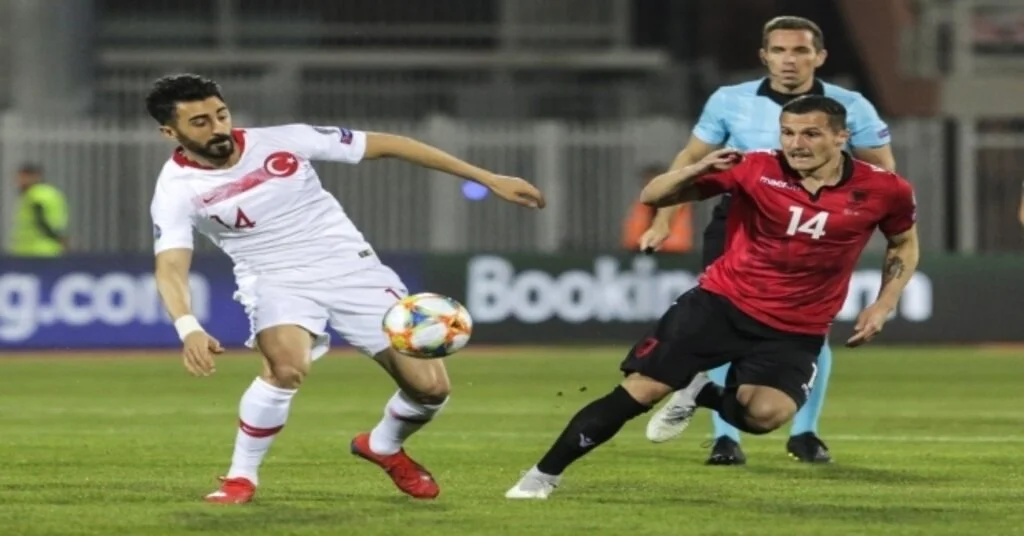 2020 Uefa Avrupa Futbol Şampiyonası: Arnavutluk: 0 - Türkiye: 1 (İlk Yarı)