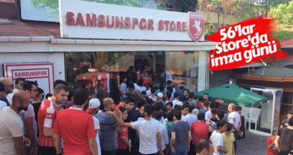 56'lar Store'da imza günü