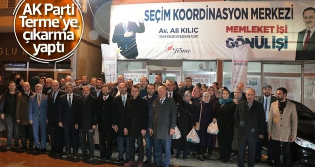 AK Parti Terme'ye çıkarma yaptı 