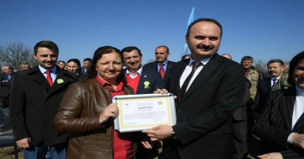 Akardere Köyüne 8 Bin 800 Adet Ceviz Fidanı Dikildi