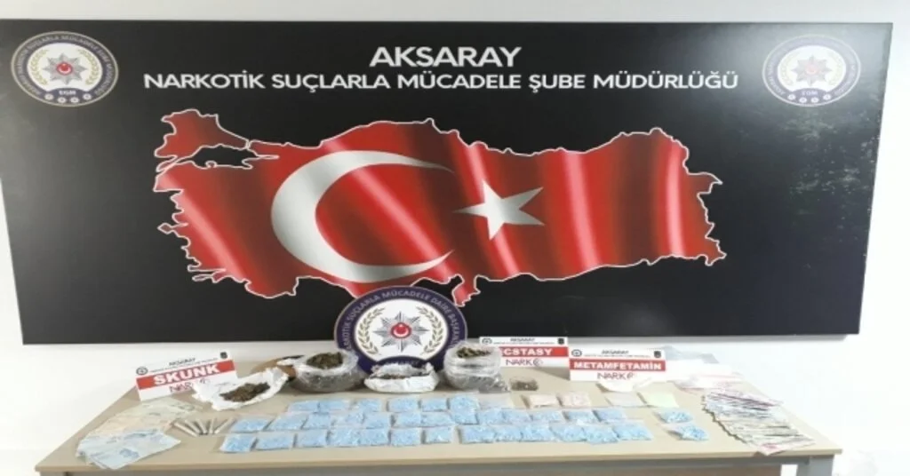 Aksarayda Uyuşturucu Operasyonu: 5 Gözaltı