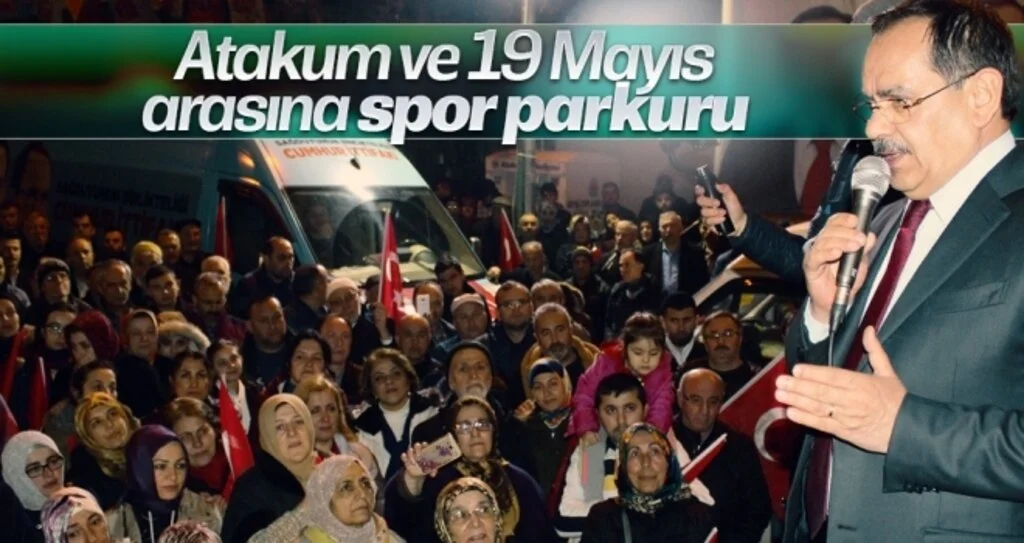 Atakum ve 19 Mayıs arasına spor parkuru 