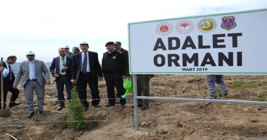 Aydın Adalet Ormanında Fidanlar Toprakla Buluştu