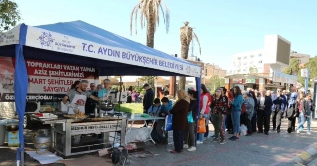 Aydın Büyükşehirden 18 Mart Şehitler Gününde Lokma Hayrı
