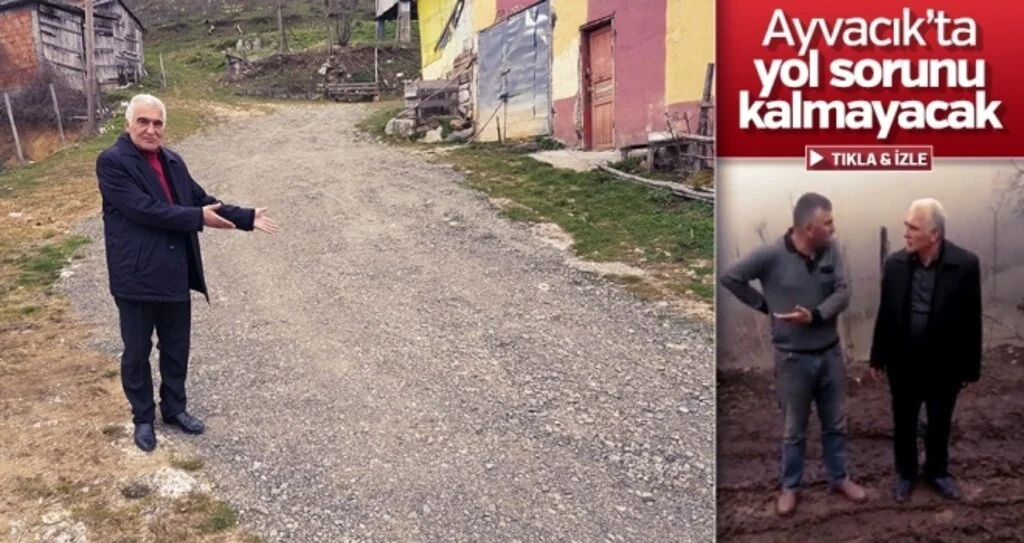 Ayvacık’ta yol sorunu kalmayacak