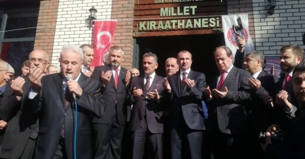 Bafrada Millet Kıraathanesi Açıldı