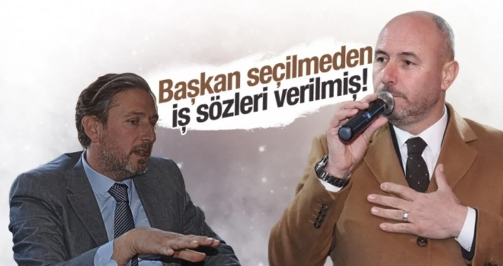 Başkan seçilmeden 'iş sözleri' verilmiş!