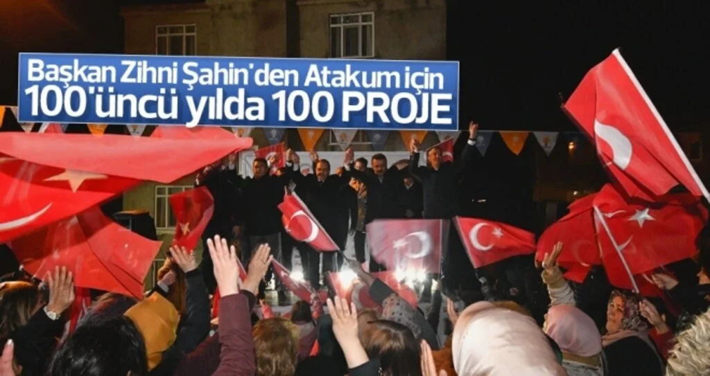 Başkan Zihni Şahin'den Atakum için 100'üncü yılda 100 PROJE