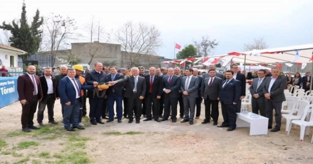 Bigada Nakliyeciler Ve Kamyon Garajının Temeli Atıldı