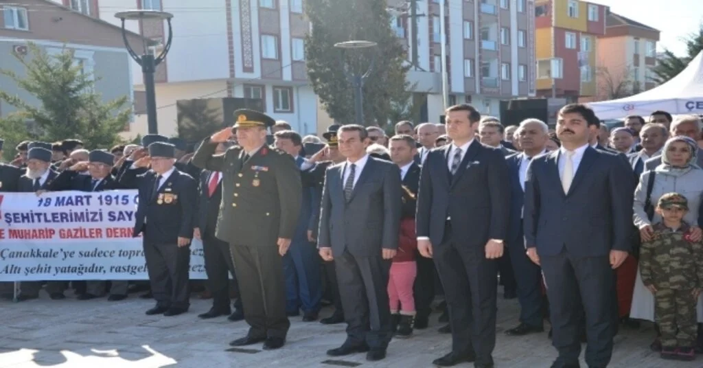 Çanakkale Zaferinin 104. Yılı Çerkezköyde Kutlandı