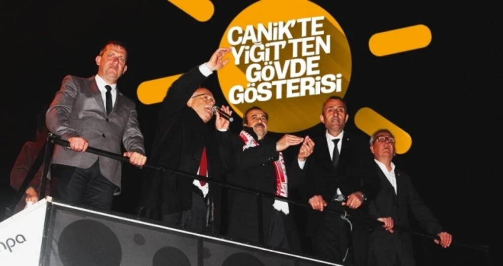CANİK'TE YİĞİT'TEN  GÖVDE GÖSTERİSİ  
